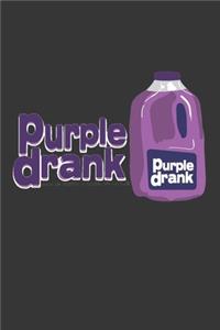 Purple Drank Made With 100% Purple Notebook