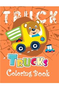 Trucks Coloring Book