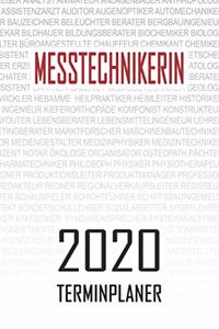 Messtechnikerin - 2020 Terminplaner