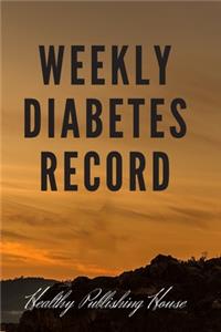 Weekly Diabetes Record