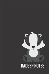 badger notes