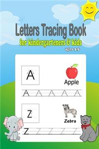 Letters Tracing book for kindergarteners & kids ages 3-5