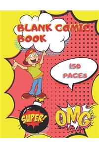 Blank Comic Book 150 Pages