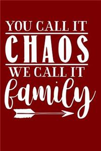 You Call It Chaos We Call It Family