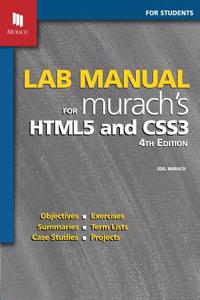 Lab Manual for Murach's Html5 and Css3