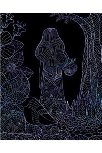 Journal Notebook Girl In The Woods 10