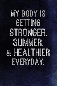 My Body Is Getting Stronger, Slimmer, And Healthier Everyday.