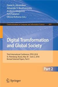 Digital Transformation and Global Society