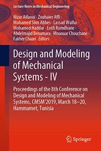 Design and Modeling of Mechanical Systems - IV