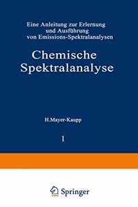 Chemische Spektralanalyse.