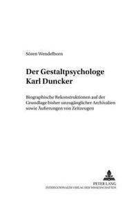 Gestaltpsychologe Karl Duncker