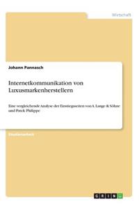 Internetkommunikation von Luxusmarkenherstellern