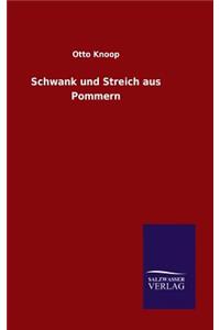 Schwank und Streich aus Pommern