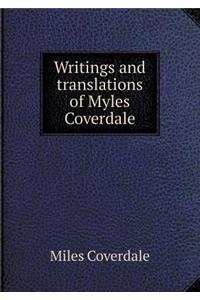 Writings and translations of Myles Coverdale