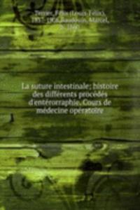 La suture intestinale