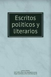 Escritos politicos y literarios
