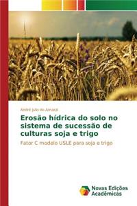 Erosão hídrica do solo no sistema de sucessão de culturas soja e trigo