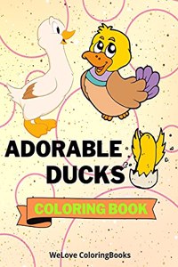 Adorable Ducks Coloring Book