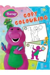 Barney Copy Colouring