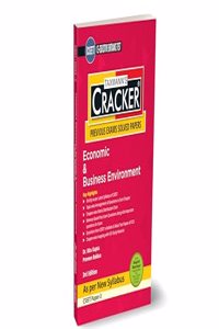Taxmann's CRACKER for Economic & Business Environment (Paper 3) â€“ Covering Past Exam Questions (Topic-wise) & Answers | e-Bulletin | MTP of ICSI | Rapid Reviser | CSEET | New Syllabus | May 2024 Exam