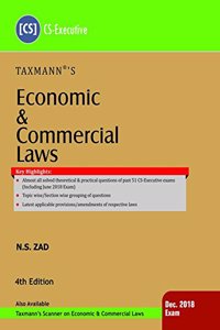 Economic & Commercial Laws (CS-Executive) - (December 2018 Exams) (4th Edition June 2018)