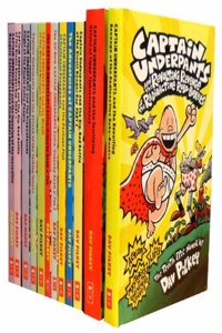 Captain Underpants 12 Books Set Collection