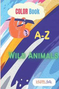 Color Book A-Z Wild Animals