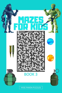 Mazes for Kids - Wise Panda Puzzles - Book 3