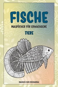 Malbücher für Erwachsene - Malbuch zum Stressabbau - Tiere - Fische