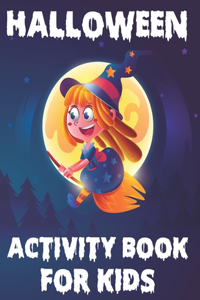 Halloween Activity Book For Kids