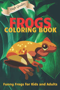 Frogs Coloring Book