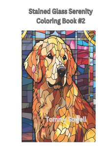 Stained Glass Serenity coloring book