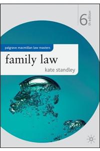 Family Law (Palgrave Macmillan Law Masters)
