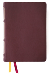 Nkjv, Thompson Chain-Reference Bible, Genuine Leather, Calfskin, Burgundy, Red Letter, Thumb Indexed, Comfort Print