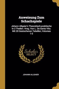 Anweisung Zum Schachspiele