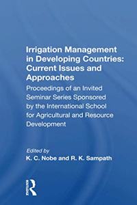 Irrigation Management in Developing Countries