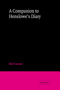 Companion to Henslowe's Diary