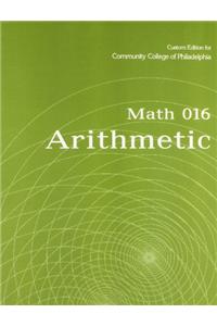 Math 016 Arithmetic with Mymathlab Student Access Kit