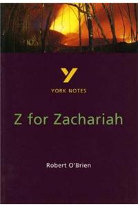 Z for Zachariah York Notes GCSE English Literature Study Guide - for 2025, 2026 exams