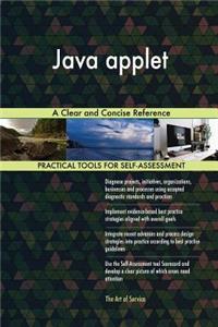 Java applet A Clear and Concise Reference