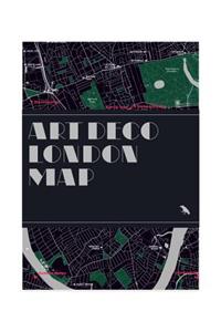 Art Deco London Map