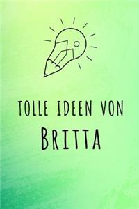 Tolle Ideen von Britta: Kariertes Notizbuch mit 5x5 Karomuster für deinen Vornamen