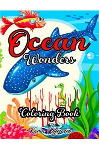 Ocean Wonders Coloring Book