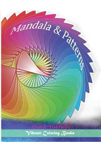 Color therapy mandala and patterns
