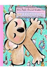 K Primary Composition Notebook Story Paper Journal