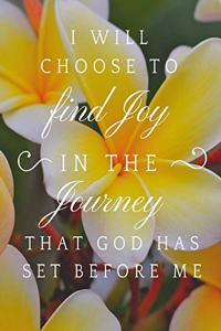 I Will Choose To Find Joy In The Journey That God Has Set Before Me