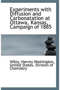 Experiments with Diffusion and Carbonatation at Ottawa, Kansas, Campaign of 1885