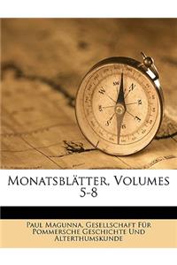 Monatsblätter, Volumes 5-8