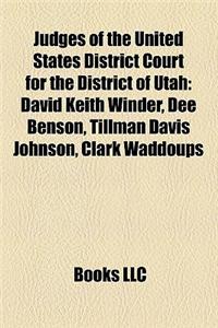 Judges of the United States District Court for the District of Utah