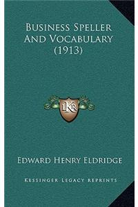 Business Speller and Vocabulary (1913)